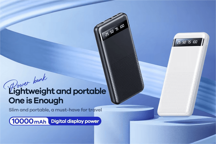 10000mAh Pocket Power Bank | Ultra-Light for Nurses & Retail PDA Users LS-FC1