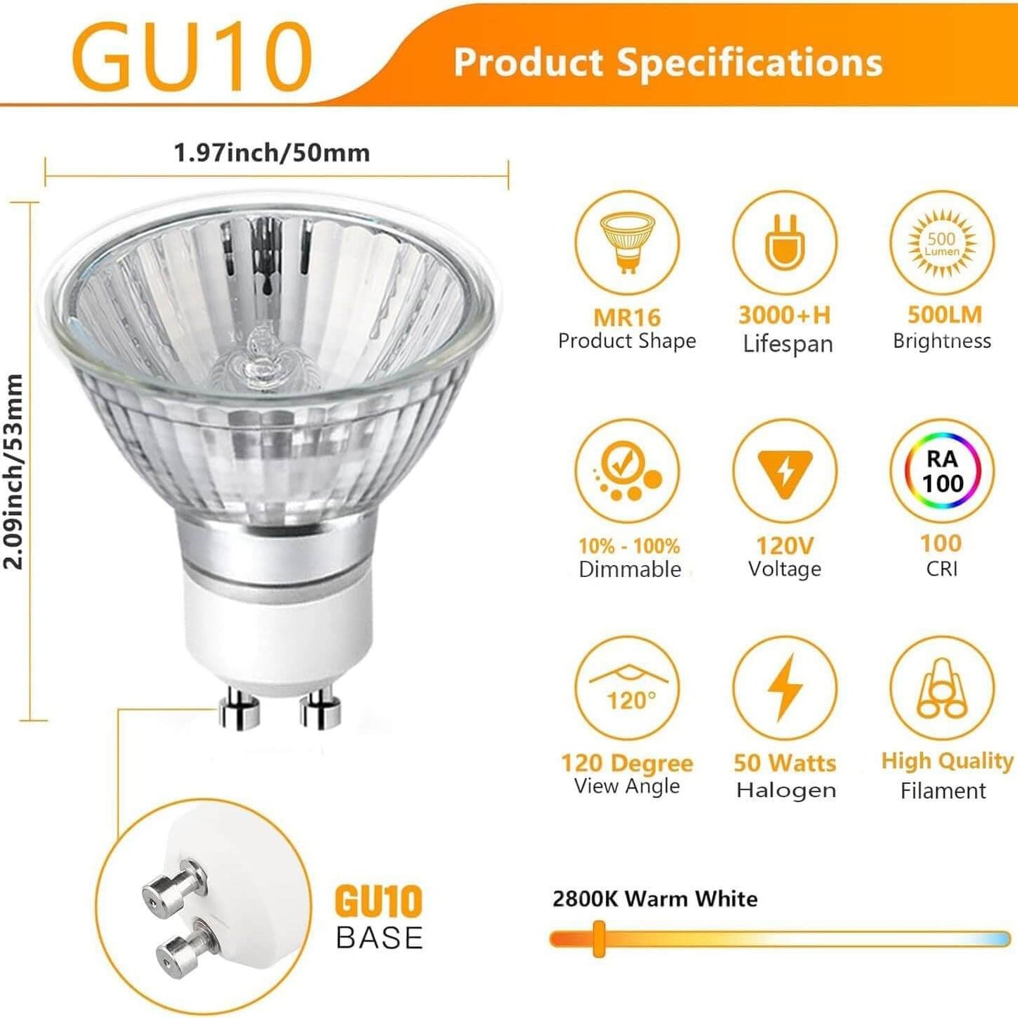 GU10 LED Light Bulbs