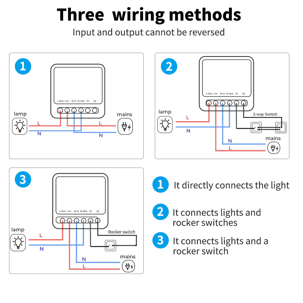 16A mini WiFi Interruptor Smart Switch