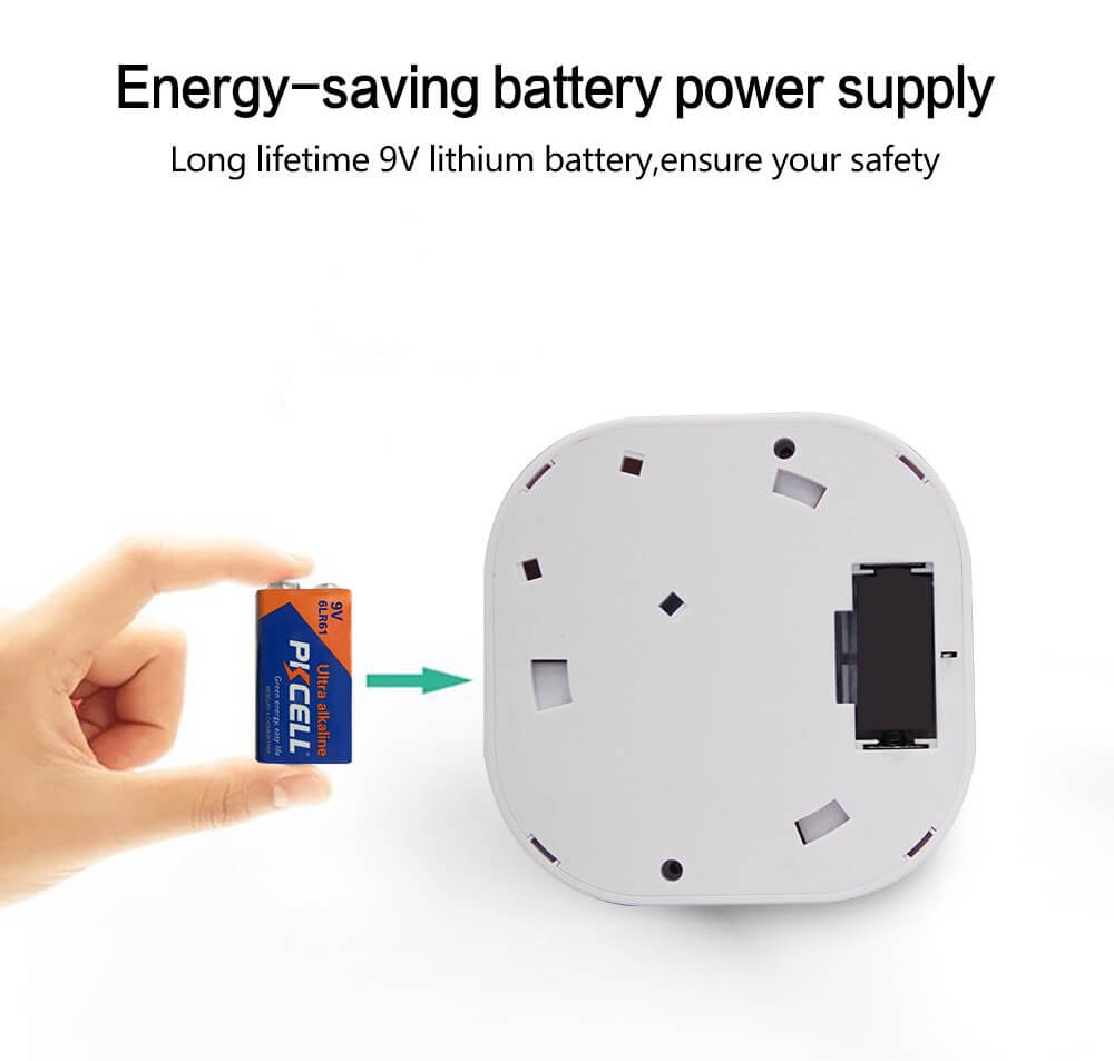 Smart Smoke Sensor Tuya App Zigbee Fire Alarm