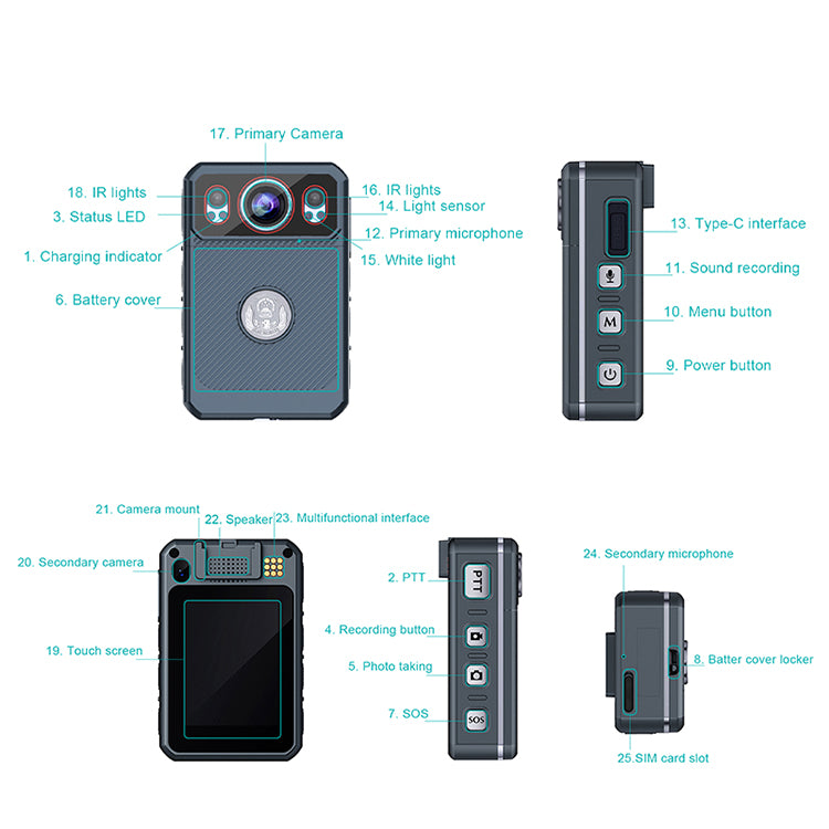 5G Body-worn Camera LS-Z1C