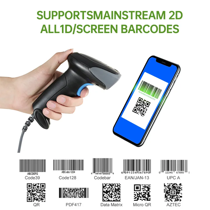 Wired 1D/2D Barcode Scanners LS-DLX209