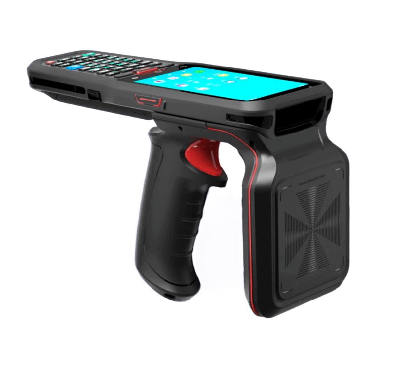 Leeshion industry handheld UHF RFID reader LS-N41U with Honeywell barcode scanner