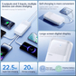 20000mAh Slim Power Bank for Business Travel | USB-C PD 22W (FCC/CE Certified) LS-FC2