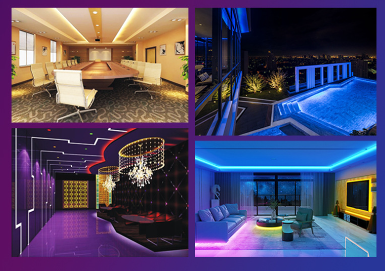 RGB Led  Smart Strip Lights with Smart App Control