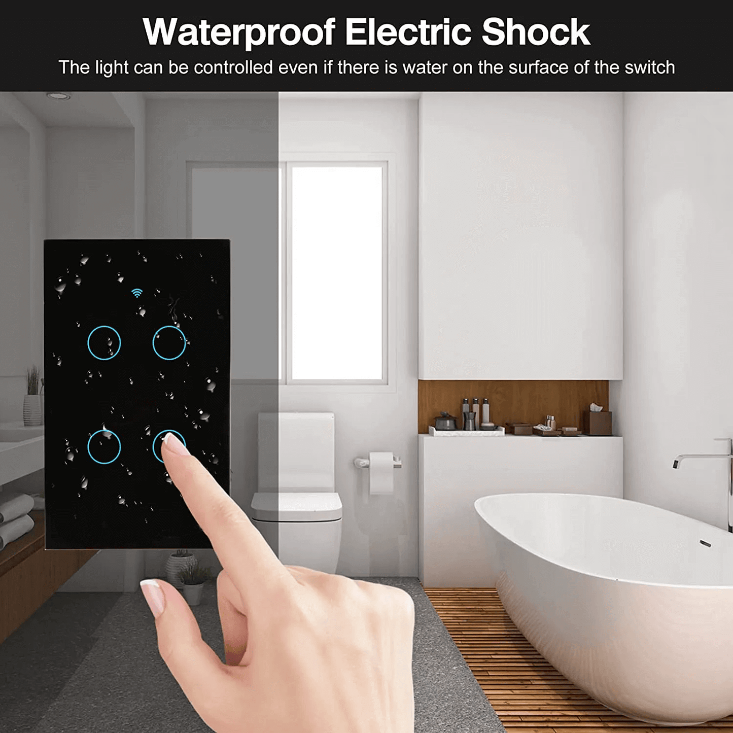 WiFi Smart Light Switch OEM | US standard 1/2/3/4Gang
