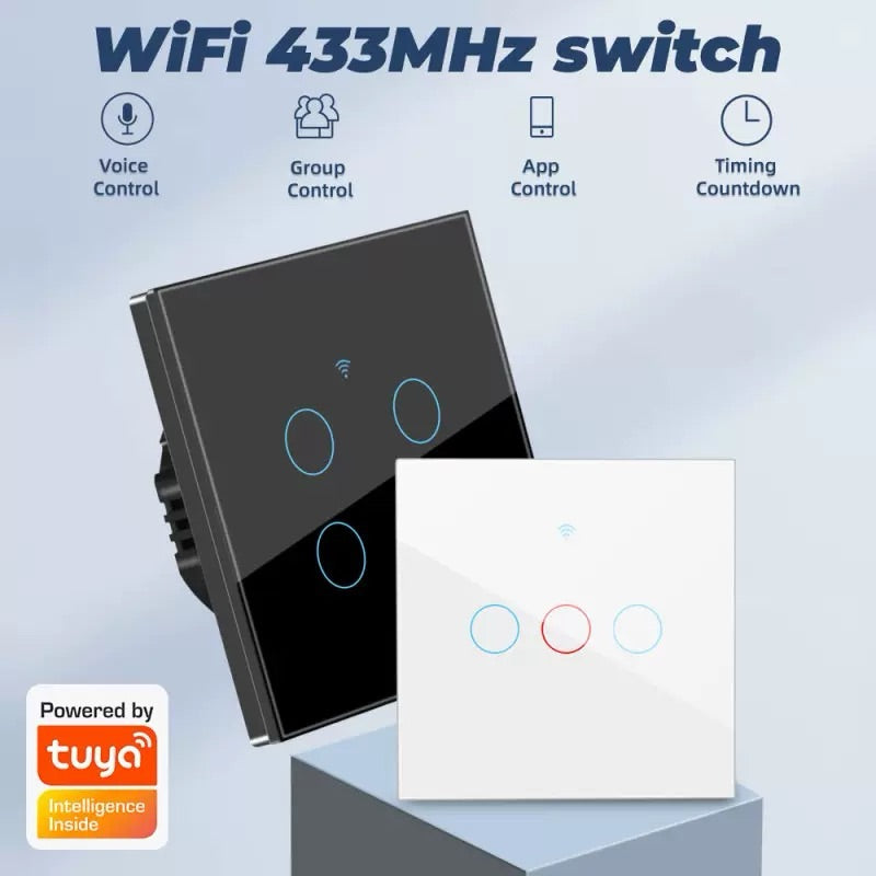 Tuya Smart Switch OEM EU Standard 1/2/3/4 Gang