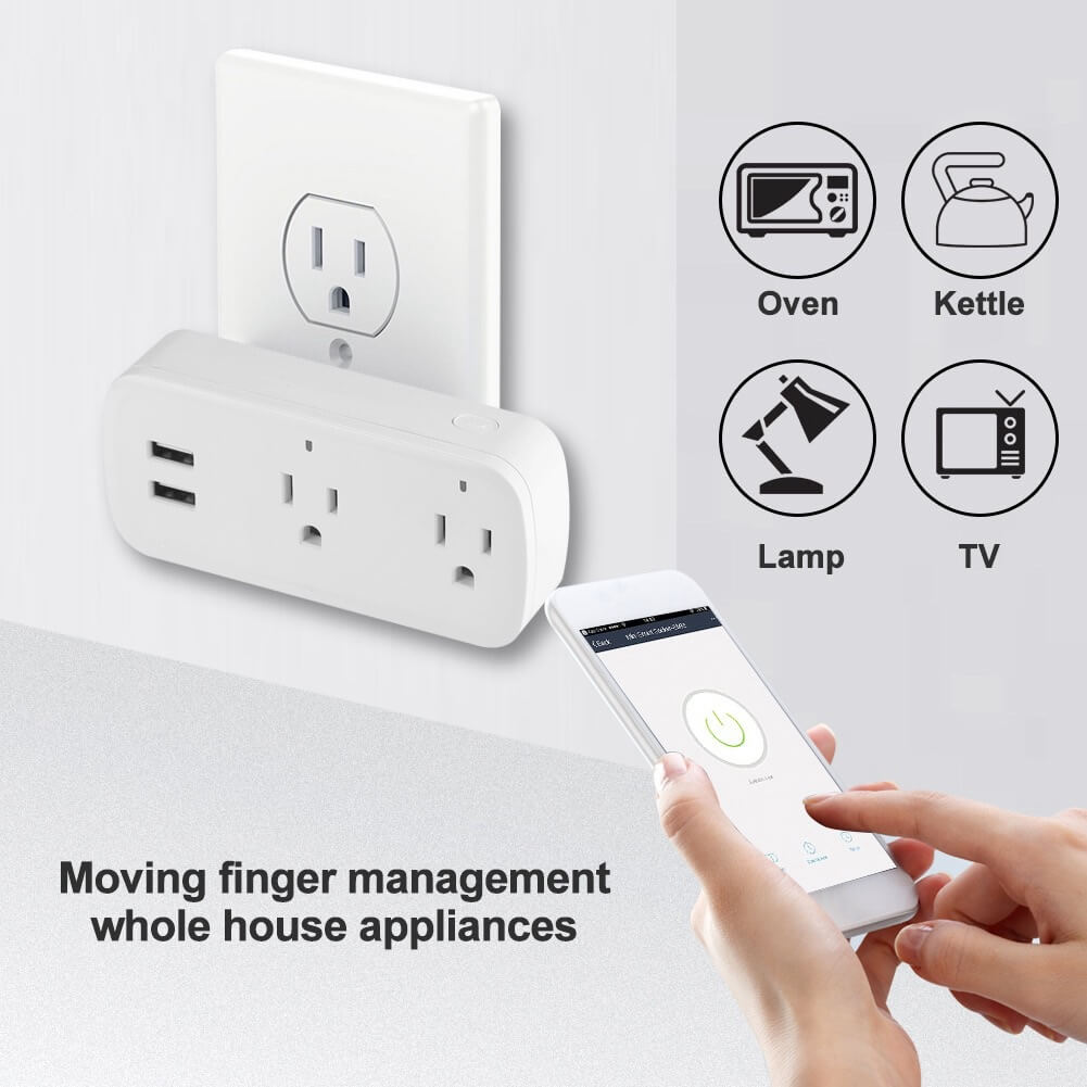Tuya WIFI Smart Socket with USB Port