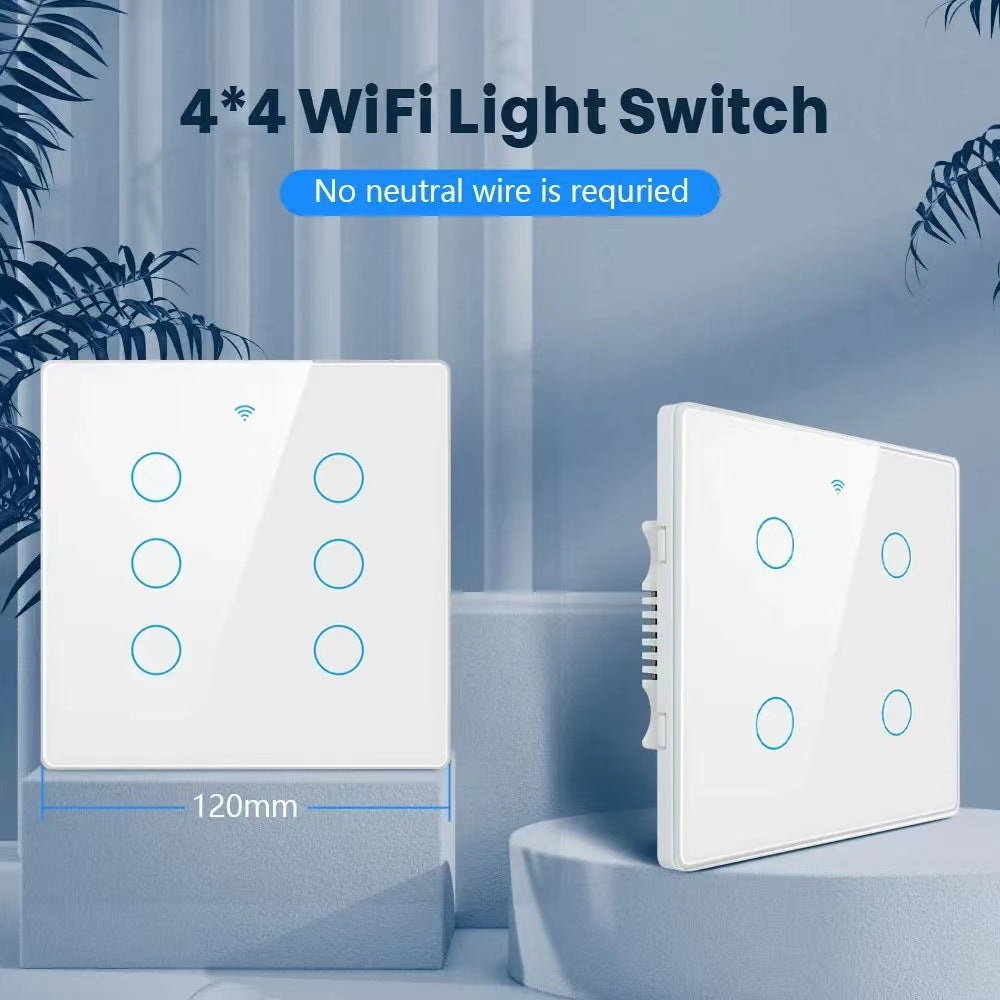 Zigbee Tuya Smart Switch OEM Brazilian Standard 6-Gang