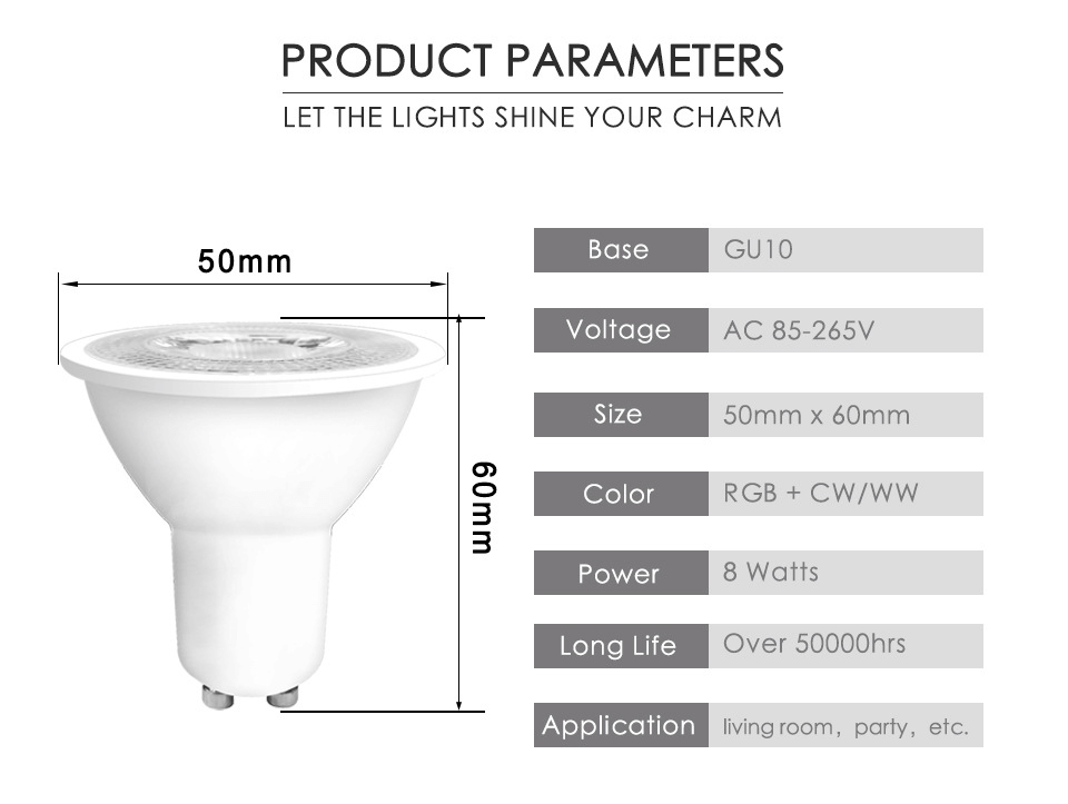GU10 LED Light Bulb