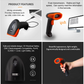 Wireless 1D/2D Auto Barcode Scanners LS-DLB209