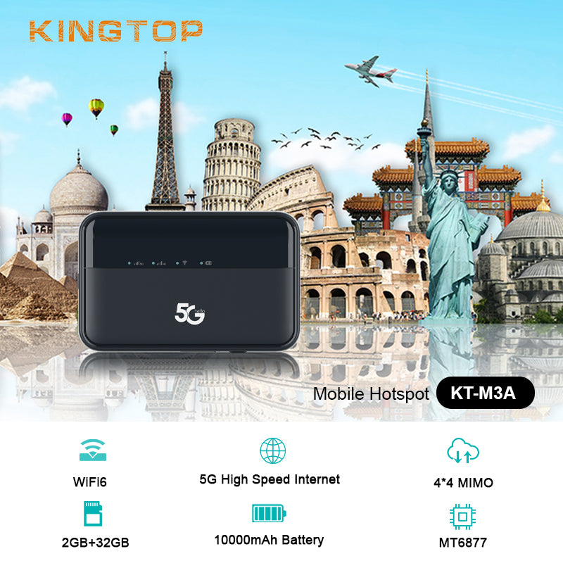 10000mAh 5G Mobile Hotspot LS-M3A