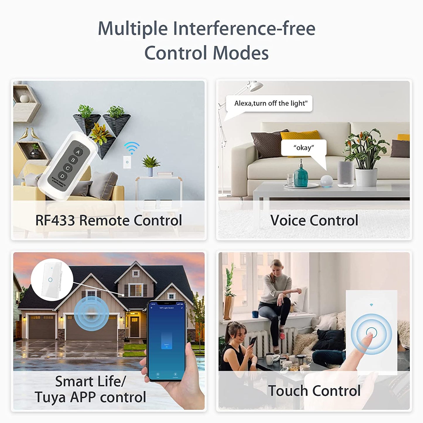 WiFi Smart Switch US standard Factory